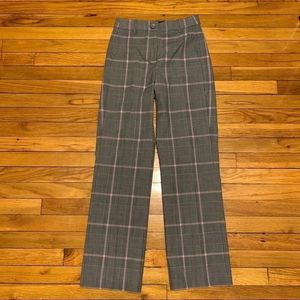 J.Crew Plaid High Rise Dress Pants